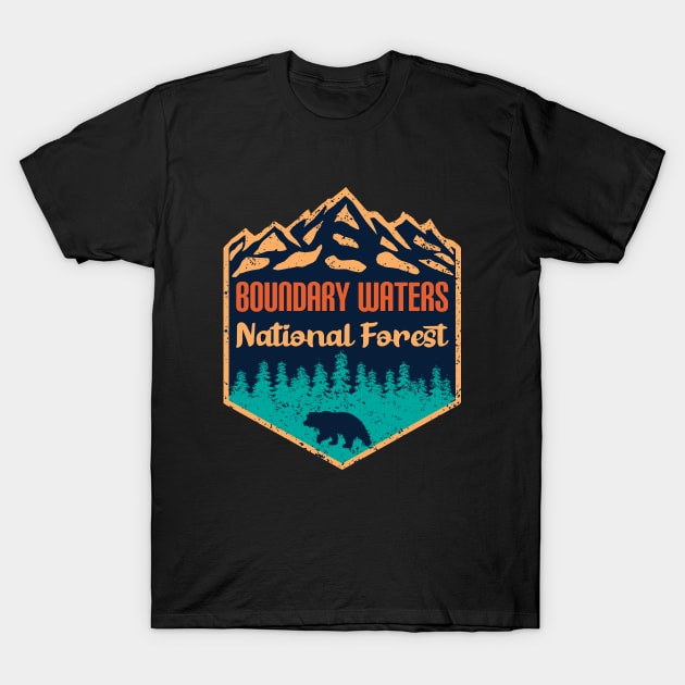 Boundary waters national forest T-Shirt by Tonibhardwaj